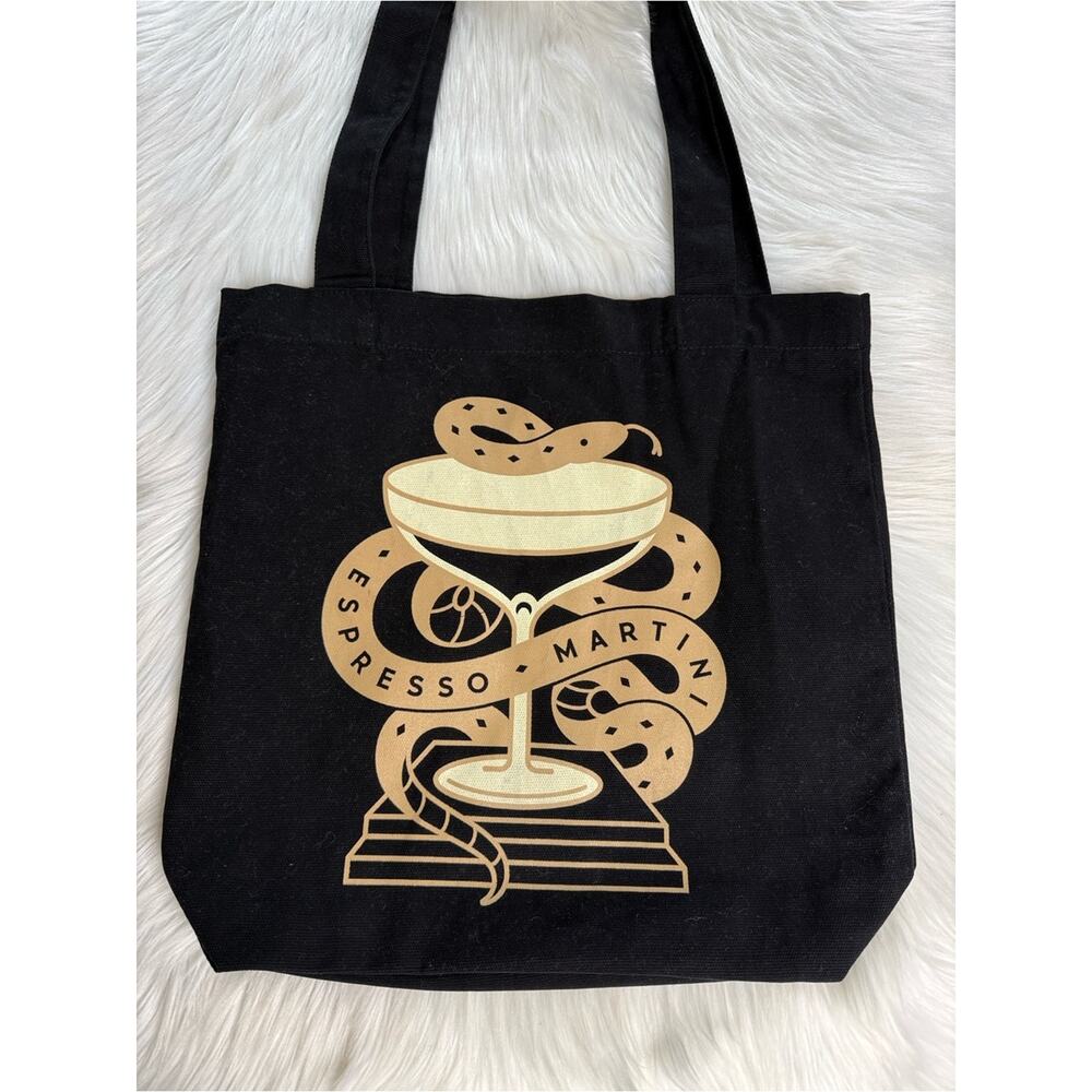 Mr. Black Coffee Liqueur Espresso Martini Black Tote Bag - Picture 2 of 6